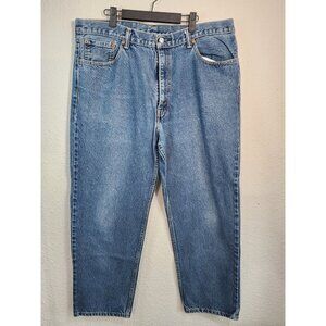 LEVI LEVIS 550 RELAXED FIT MEN'S JEANS SIZE 40 X 30 RED TAB